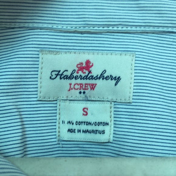 JCrew white and blue pinstripe button down - Picture 3 of 5